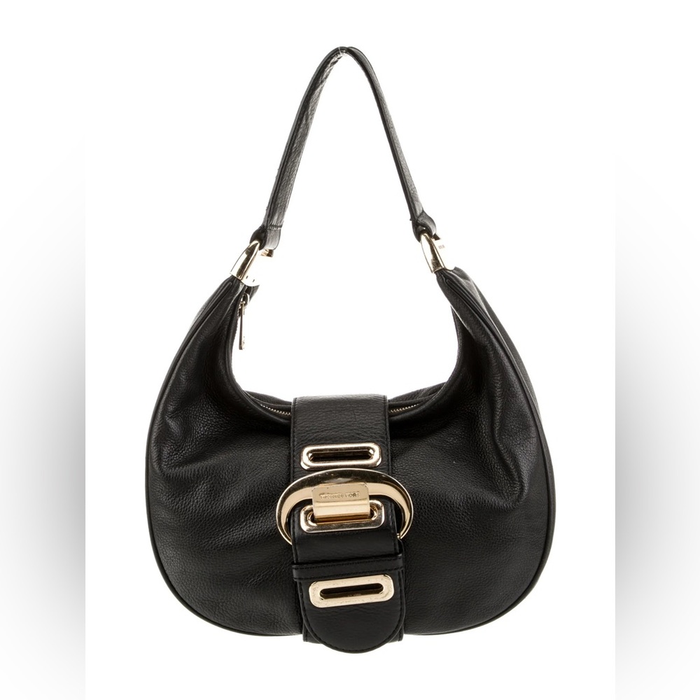 Vintage Michael Kors Astor-era Crescent Hobo Shoulder Bag - Picture 2 of 7